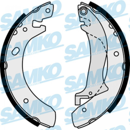 SAMKO 87510 Brake Shoe Set for