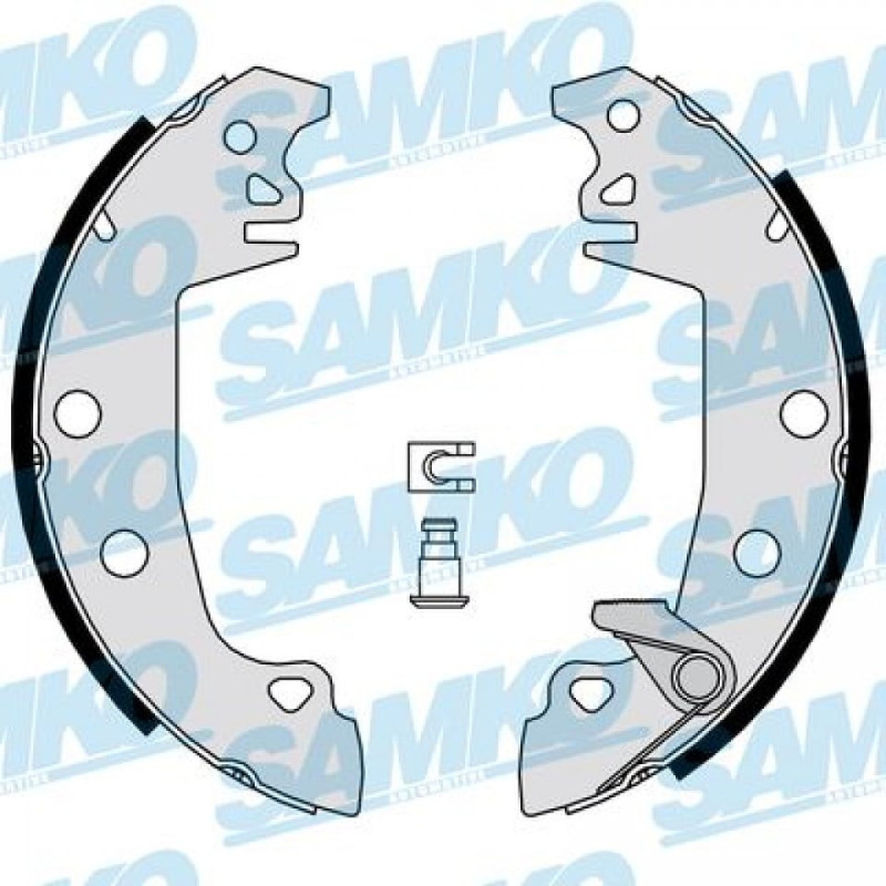 SAMKO 87520 Brake Shoe Set Rear for
