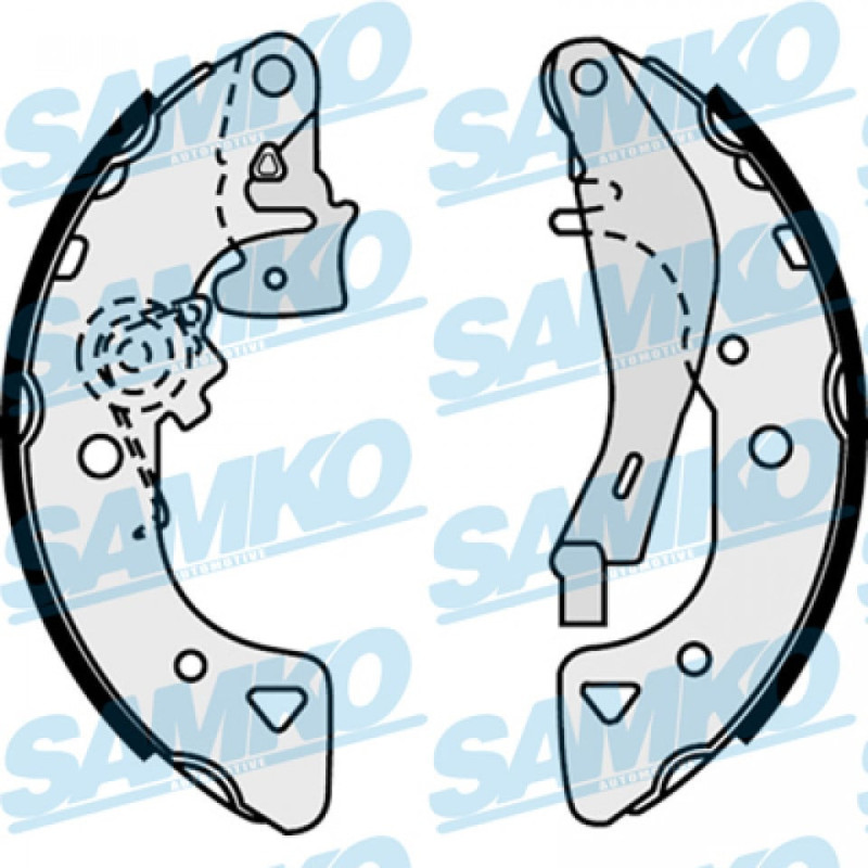 SAMKO 87540 Kit ganasce freno per