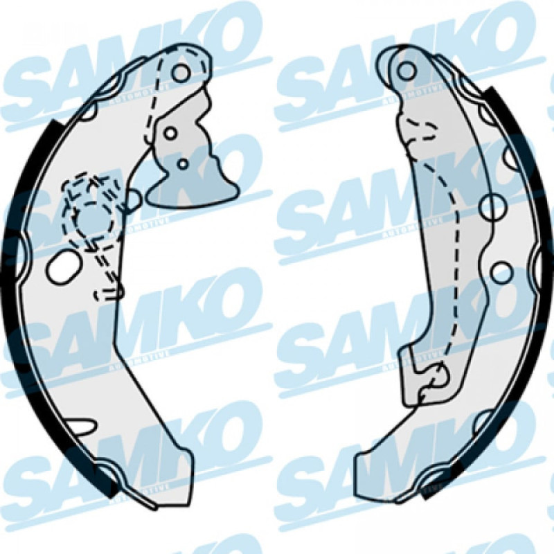 SAMKO 87560 Kit ganasce freno per