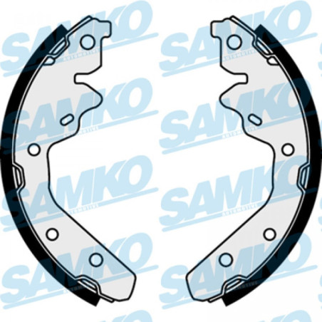 SAMKO 87630 Bremsbackensatz für