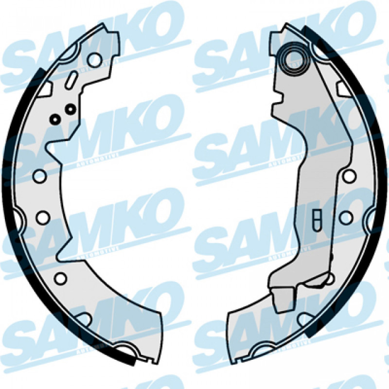 SAMKO 87670 Juego de zapatas de frenos para