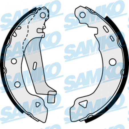 SAMKO 87720 Jeu de mâchoires de frein pour