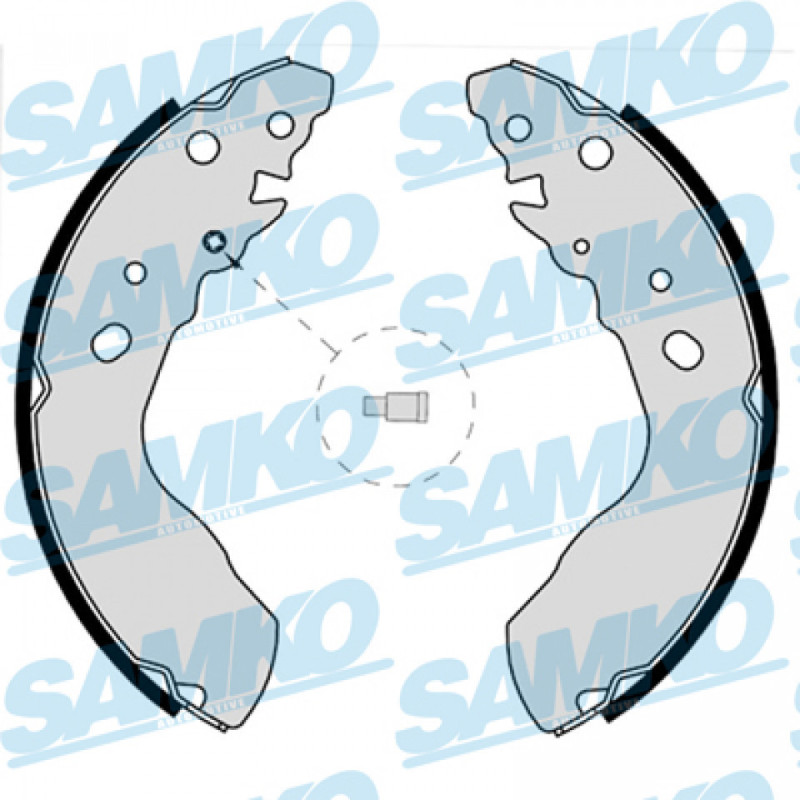 SAMKO 87770 Brake Shoe Set Rear for