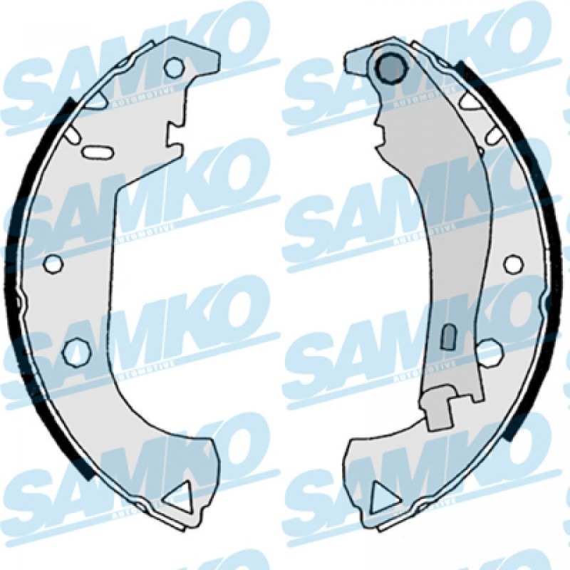 SAMKO 87810 Brake Shoe Set Rear for