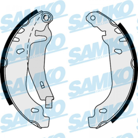 SAMKO 87830 Bremsbackensatz für