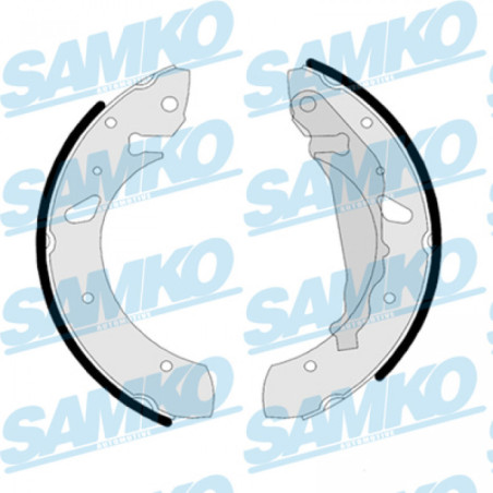 SAMKO 87850 Juego de zapatas de frenos para