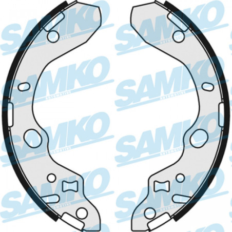 SAMKO 87910 Kit ganasce freno per