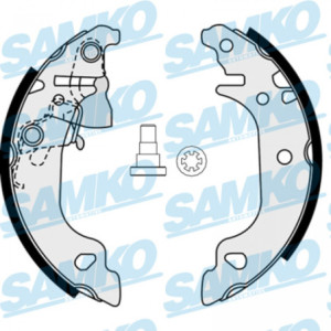 SAMKO 87920 Brake Shoe Set Rear for