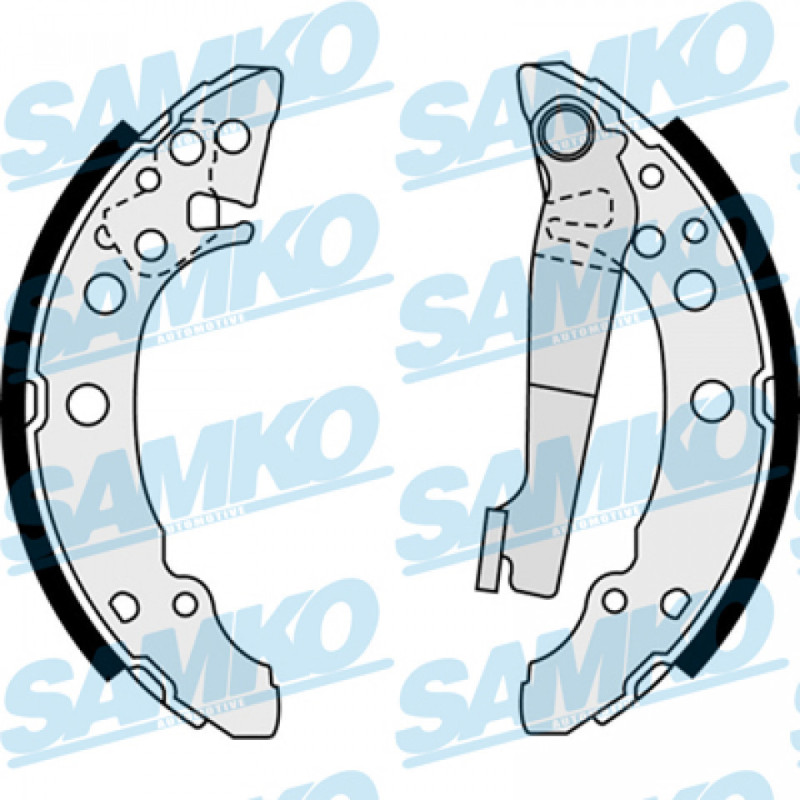 SAMKO 87940 Kit ganasce freno per