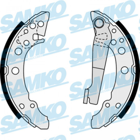 SAMKO 87940 Brake Shoe Set for