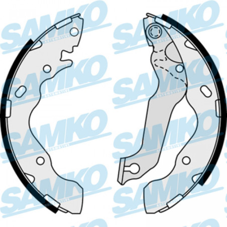SAMKO 88010 Kit ganasce freno per