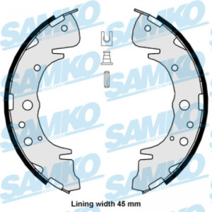 SAMKO 88020 Juego de zapatas de frenos para