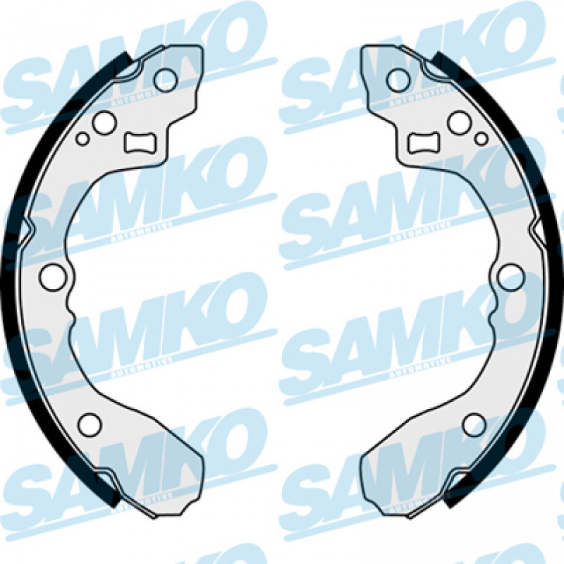 SAMKO 88060 Juego de zapatas de frenos para