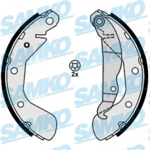 SAMKO 88120 Juego de zapatas de frenos para