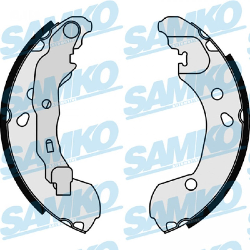 SAMKO 88180 Brake Shoe Set for