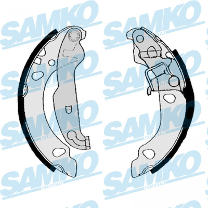 SAMKO 88190 Sada brzdových čeľustí pre