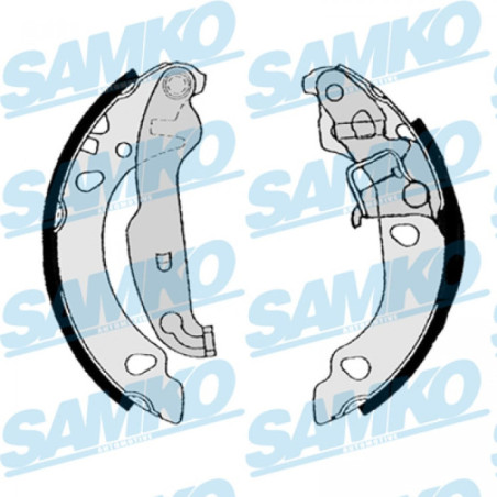 SAMKO 88190 Brake Shoe Set for