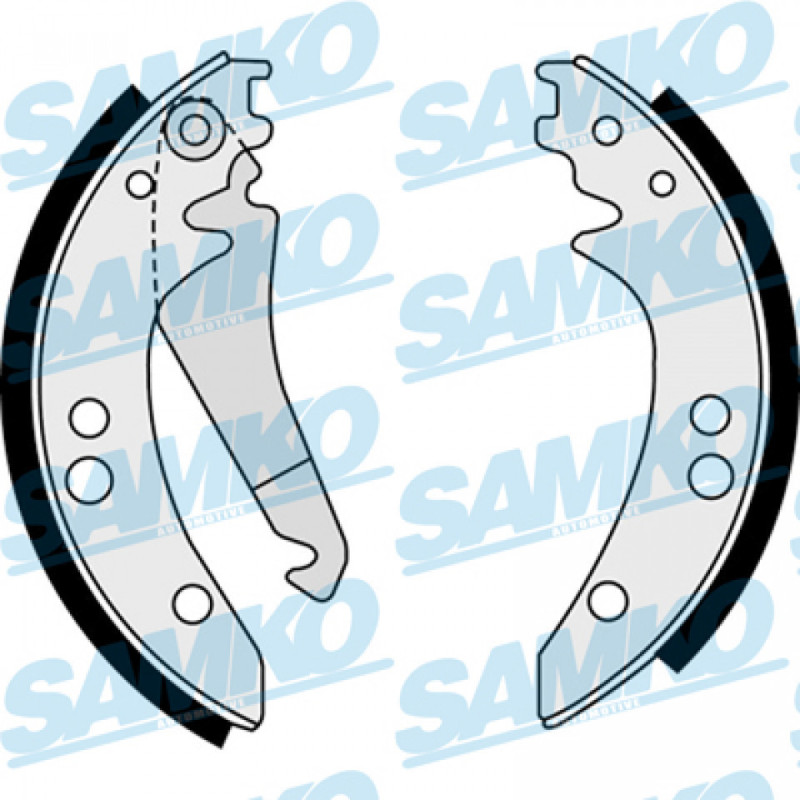 SAMKO 88410 Brake Shoe Set for
