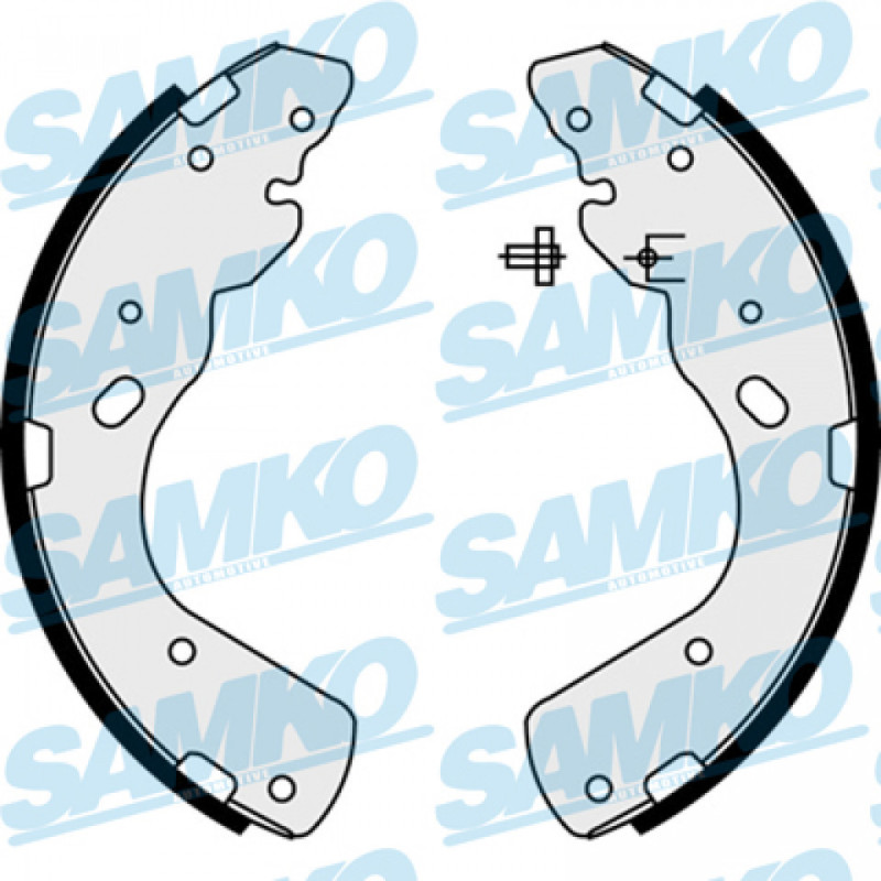 SAMKO 88450 Jeu de mâchoires de frein pour