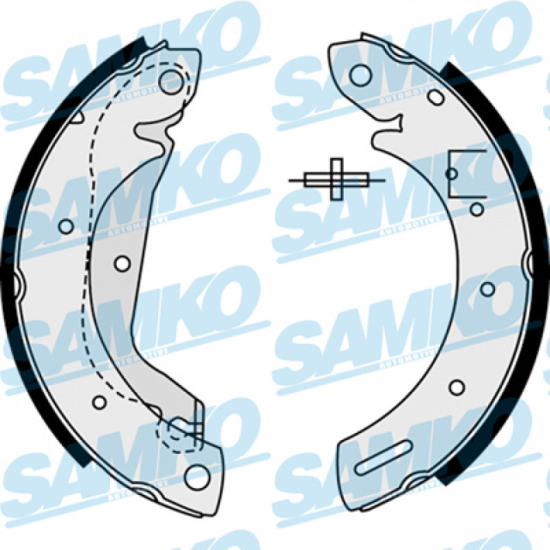 SAMKO 88500 Brake Shoe Set for