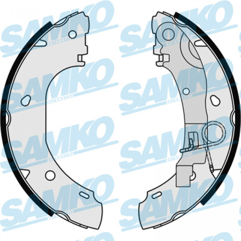 SAMKO 88540 Kit ganasce freno per