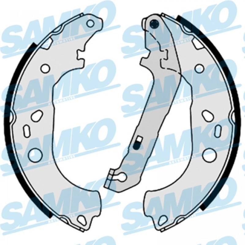 SAMKO 88600 Brake Shoe Set for