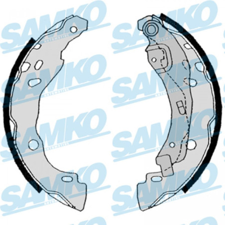SAMKO 88630 Juego de zapatas de frenos para