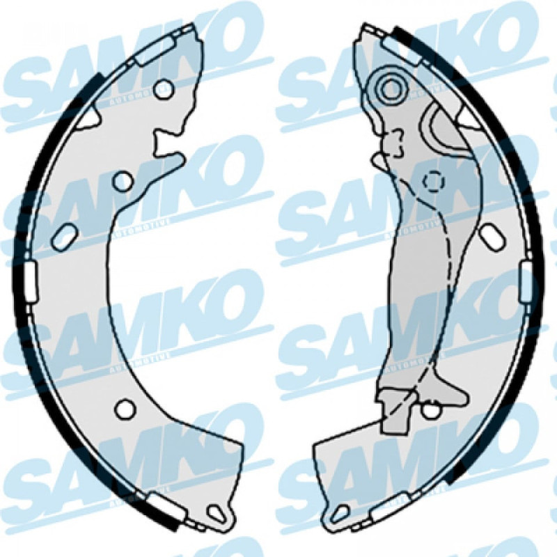 SAMKO 88670 Bremsbackensatz für
