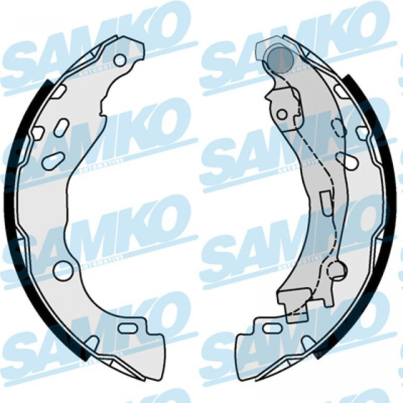 SAMKO 88700 Kit ganasce freno per