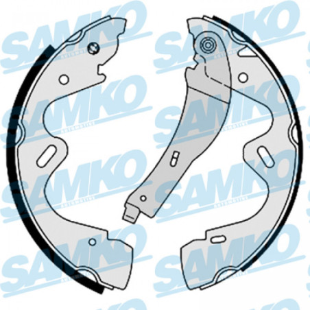 SAMKO 88730 Brake Shoe Set for