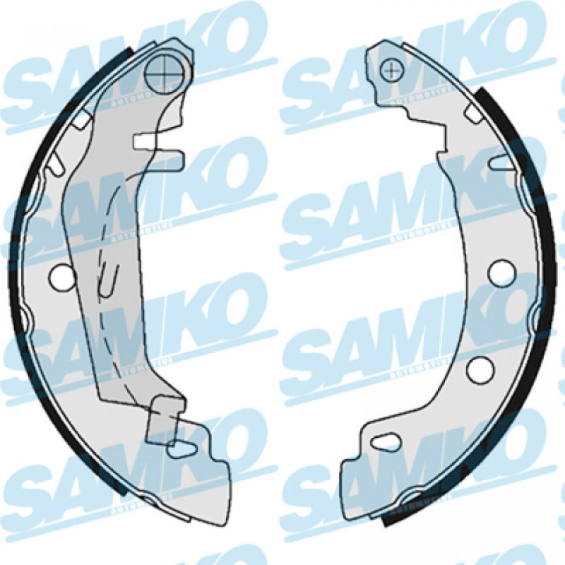 SAMKO 88750 Brake Shoe Set Rear for