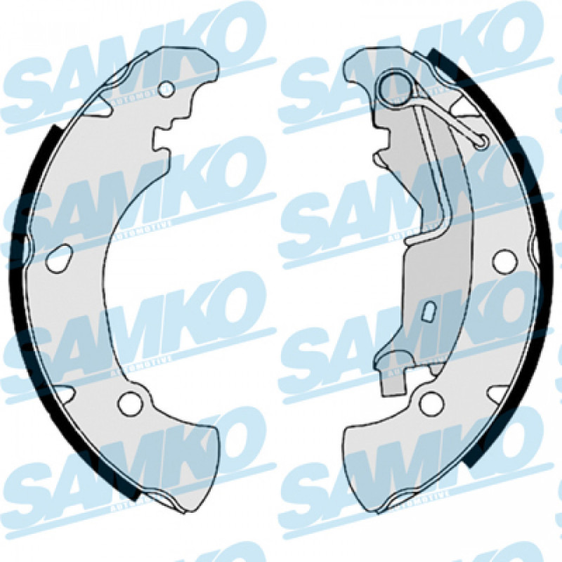SAMKO 88770 Juego de zapatas de frenos para