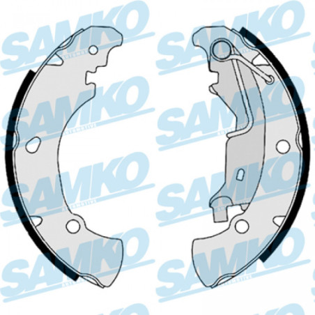SAMKO 88770 Brake Shoe Set Rear for
