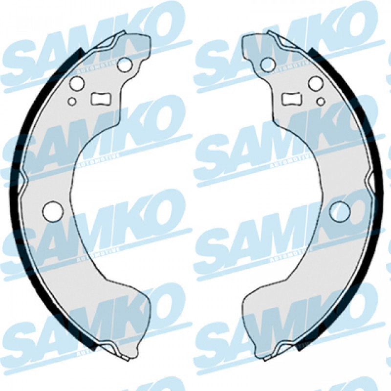 SAMKO 88870 Brake Shoe Set Rear for