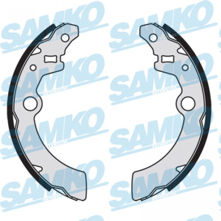 SAMKO 89070 Brake Shoe Set for