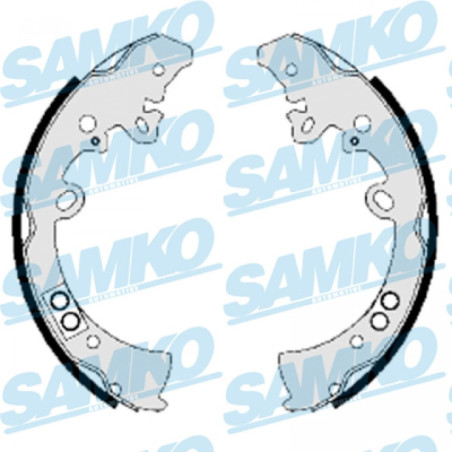 SAMKO 89200 Brake Shoe Set Rear for