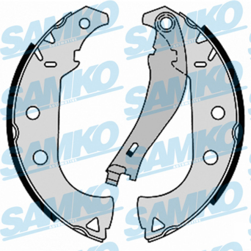 SAMKO 89330 Brake Shoe Set Rear for