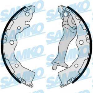 SAMKO 89350 Brake Shoe Set for
