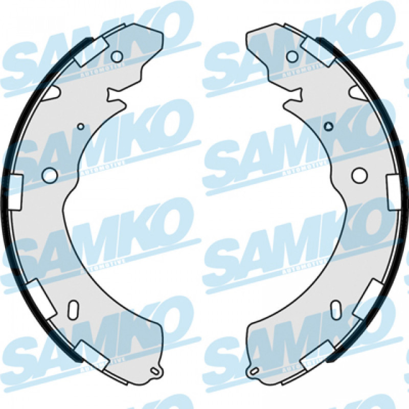 SAMKO 89470 Kit ganasce freno per