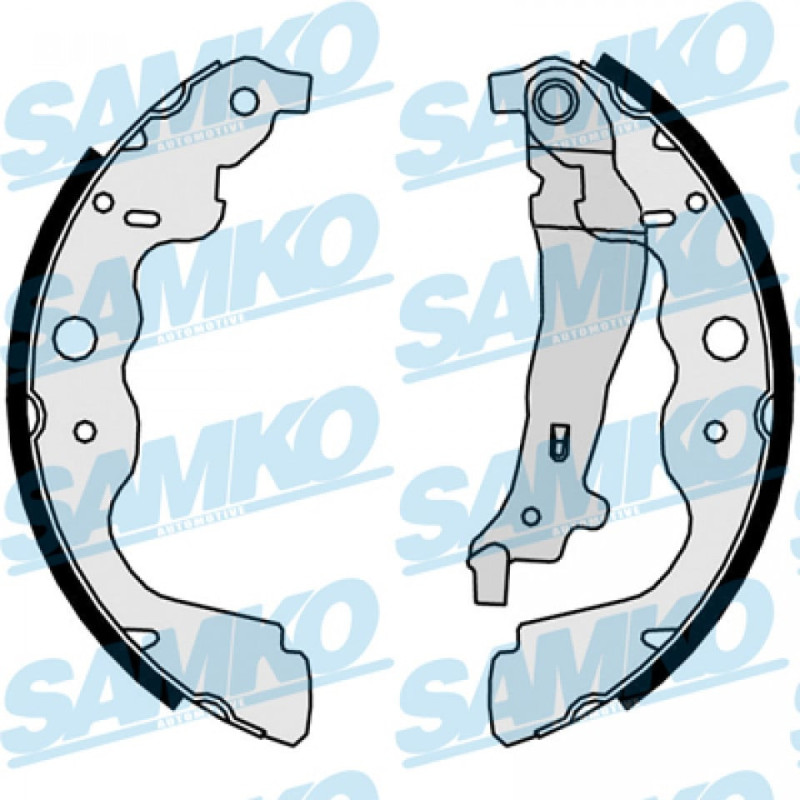 SAMKO 89890 Kit ganasce freno per