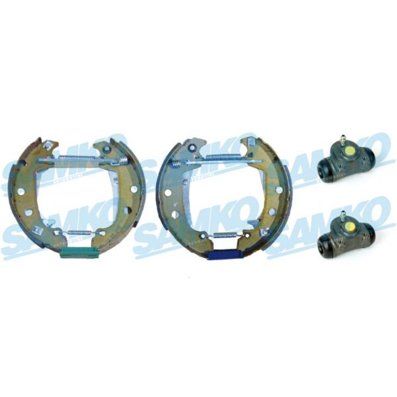 SAMKO KEG034 Juego de zapatas de frenos para