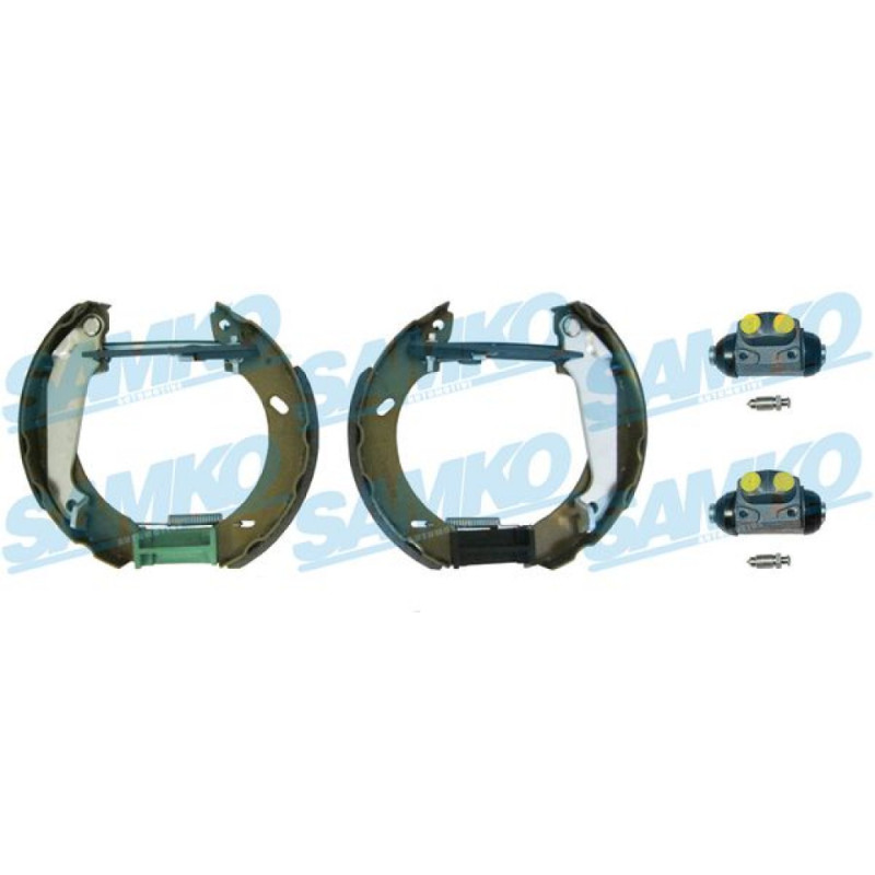 SAMKO KEG357 Juego de zapatas de frenos para