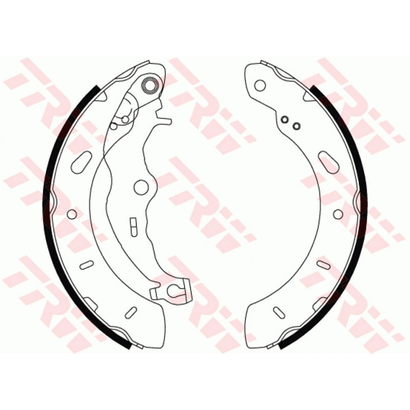 TRW GS8806 Brake Shoe Set Rear for