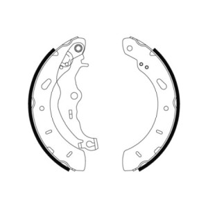 TRW GS8806 Brake Shoe Set Rear for