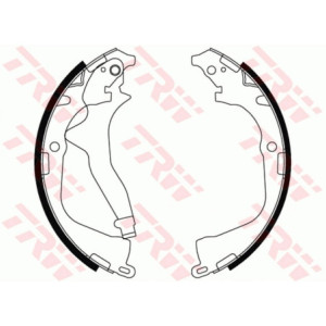 TRW GS8800 Brake Shoe Set Rear for