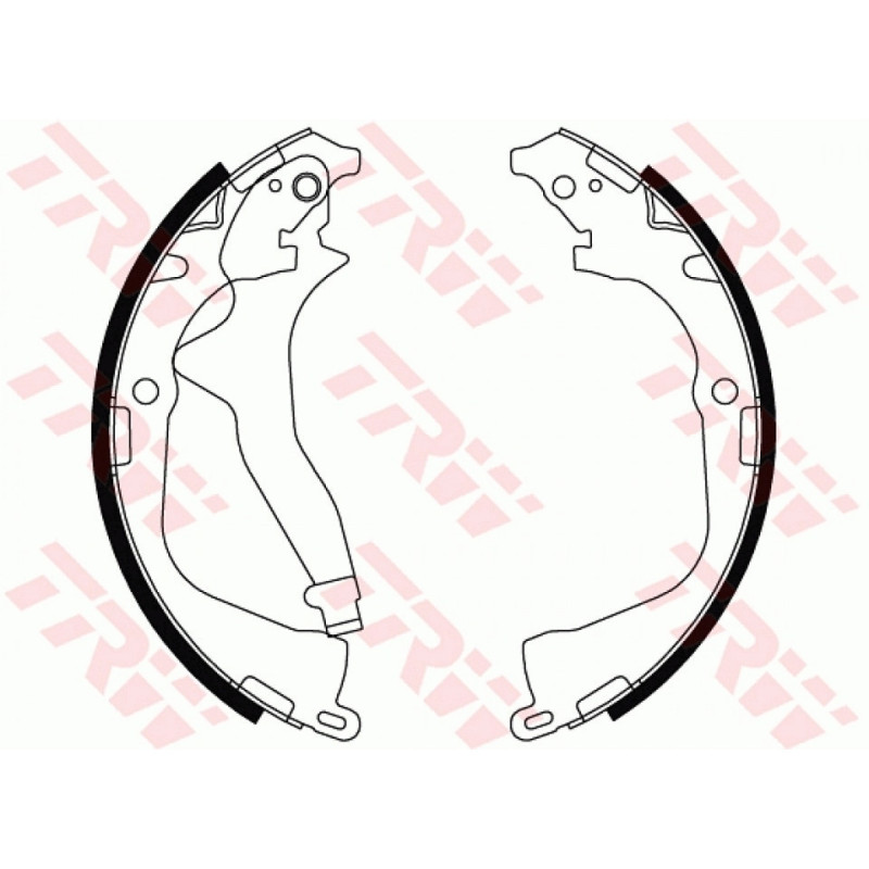 TRW GS8800 Brake Shoe Set Rear for