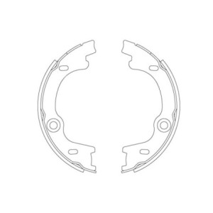 TRW GS8807 Bremsbackensatz für