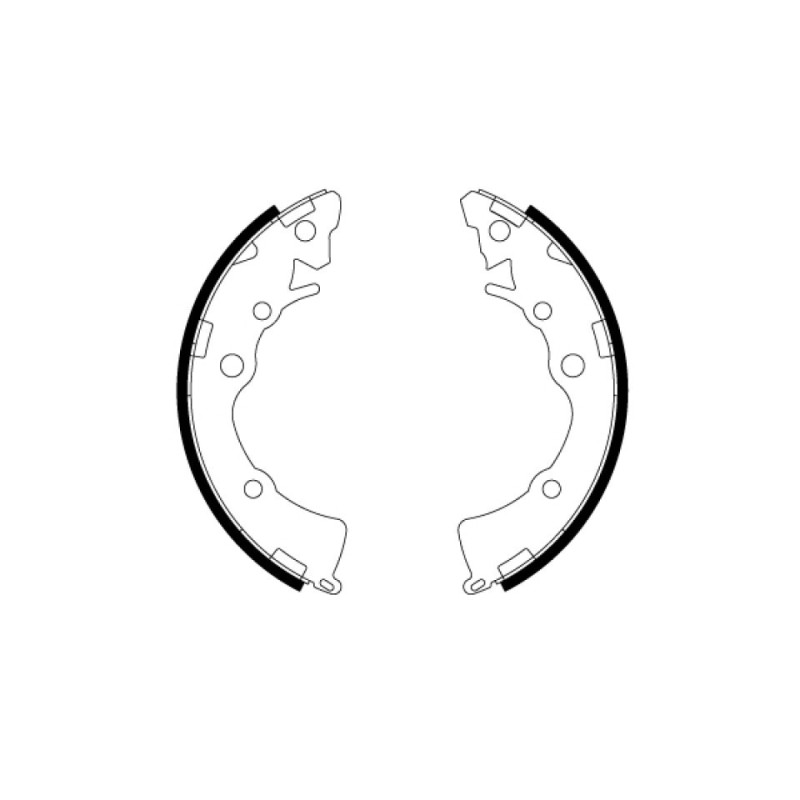 TRW GS8812 Brake Shoe Set Rear for