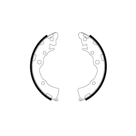 TRW GS8812 Brake Shoe Set Rear for